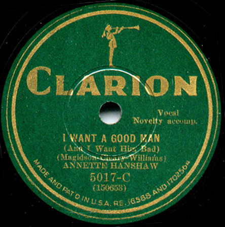 I Want A Good Man - Clarion 5017